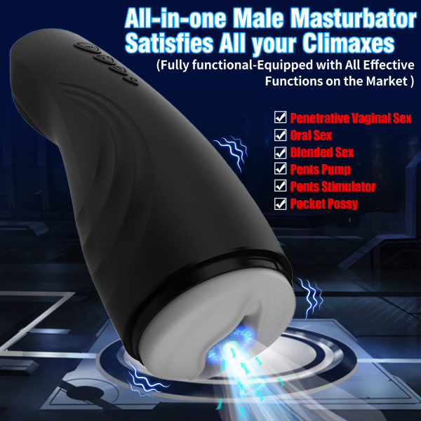 5 Automatic Male Masturbators : Black Hole Stroker