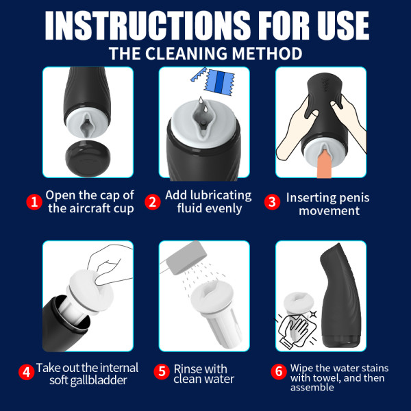 8 Automatic Male Masturbators : Black Hole Stroker